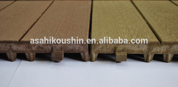 Interlock WPC DIY Composite Decking Tiles WPC Decking Tile 30x30
