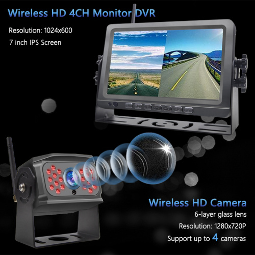 Wireless vehicle monitoring KIT starlight night vision