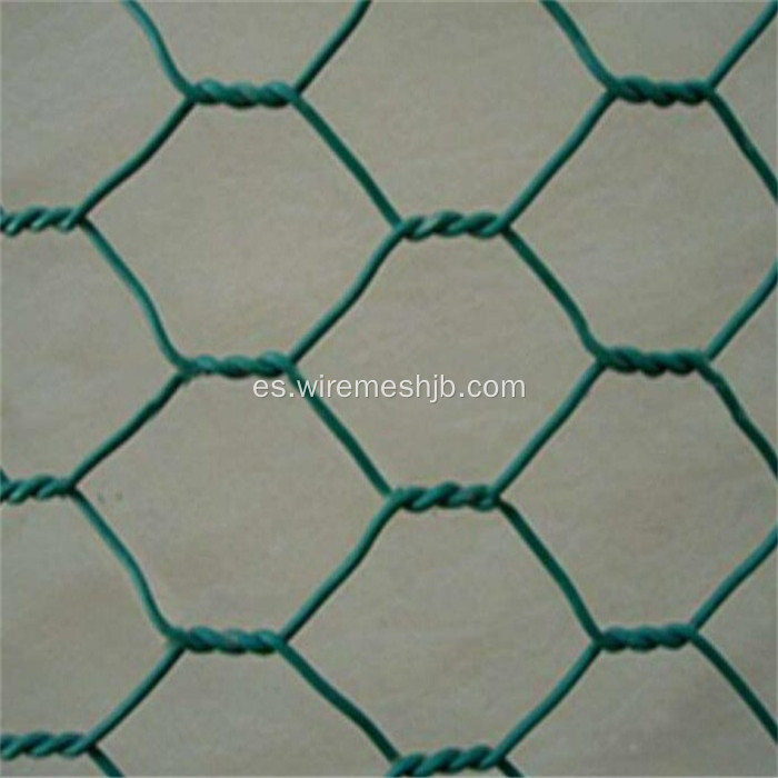 Malla de alambre hexagonal cotizada PVC para granja