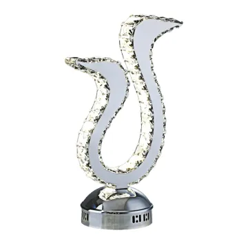 indoor light fancy led crystal table lamps