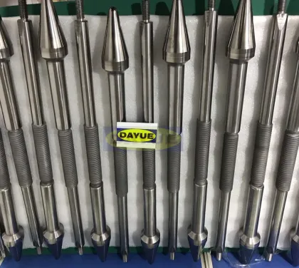Cemented carbide pump plungers restriction valve stem