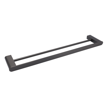 Black Stainless Steel Double Towel Bars - Hot Sell Modern Bathroom Accessories
