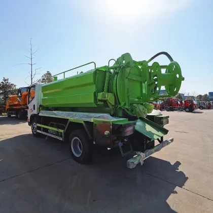 FAW 5cbm Cleaning Sewage Suction Truck