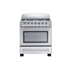 5-burner gas stove with oven kitchen