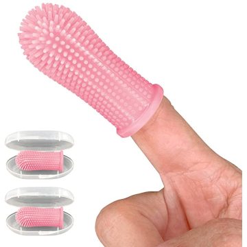 Food Grade Silicone Dog Fingerbrush Toothbrush