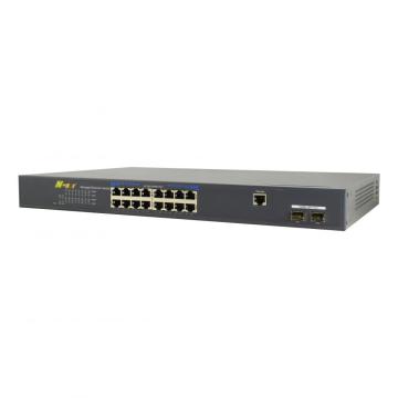 Managed Gigabit 16-Port POE Switch for IP Camera