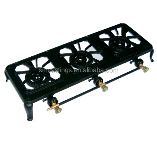 Hot! High Quality Cast Iron 3 Burner Gas Stove with High Pressure