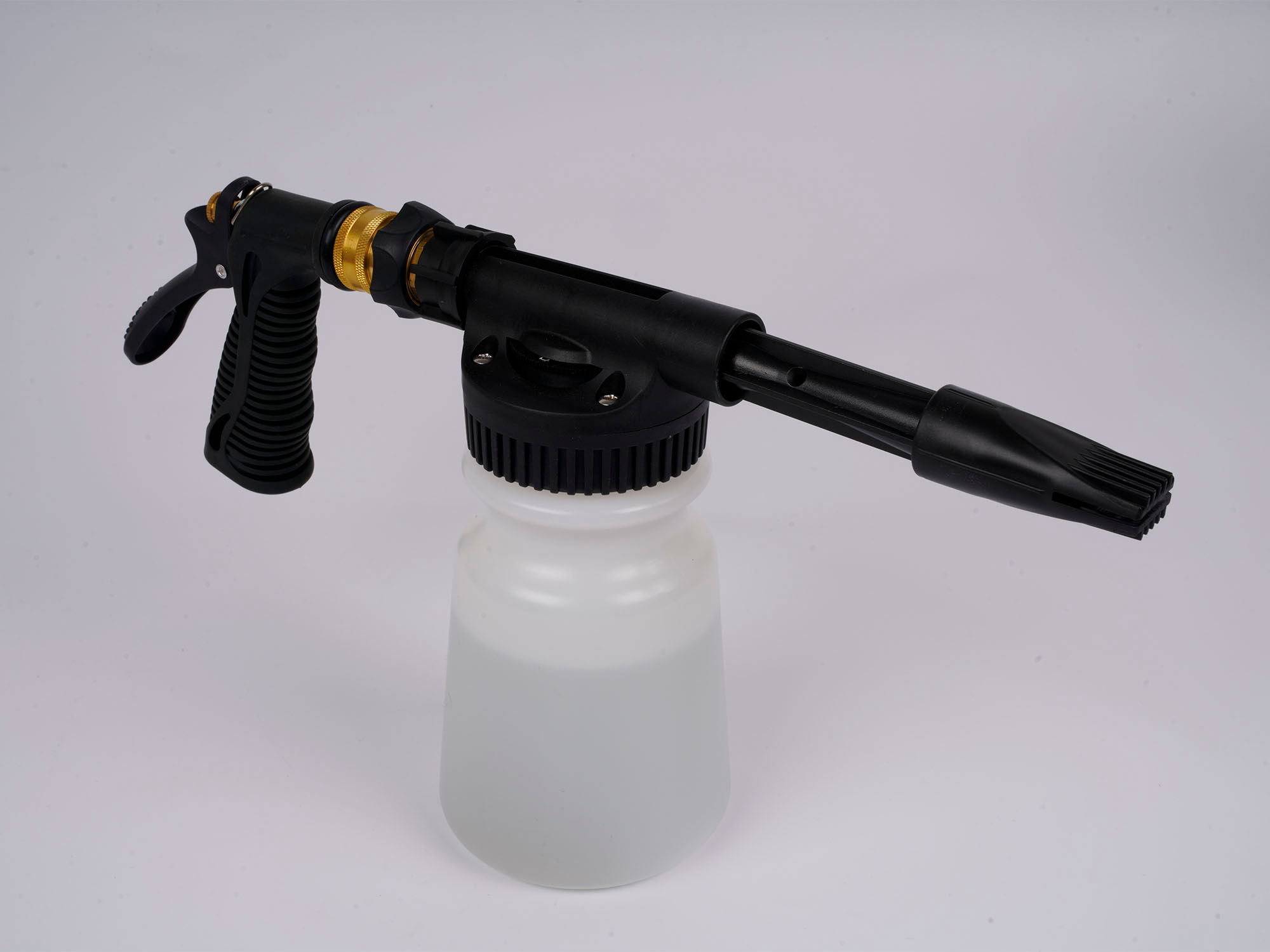 Sprayer de lavagem de mangueira ajustável Limpeza de espuma de pistola de pistola de água Sapato de sabão de água de água 900 ml canhão de espuma prenda a qualquer mangueira de jardim