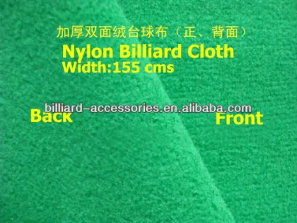 Wool Snooker Felt , Nylon Pool table Felt, Wood Billiard Cloth