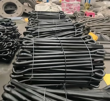 Reverse Bend Hook Anchor for Tower Footings