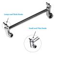 universal adjustable wall mounted rotate brass shower arm