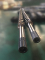 Parallele Doppelschnecke für Rollepaal-Inavex-Rohr T75-28 Kunststoff-Extruder (PVC, PVC-Rohrprofil) Maschine KMD90/26 husillo tornill