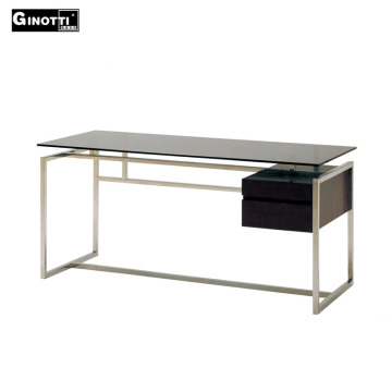 Ginotti Modern Glass Computer Desk