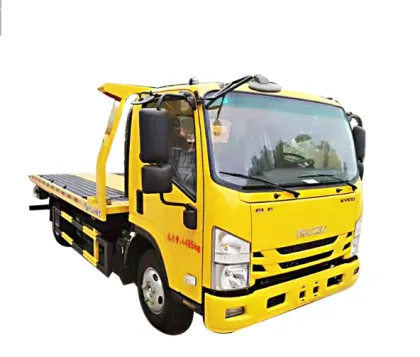 Isuzu Flatbed Tow Truck Road Wrecker Truck