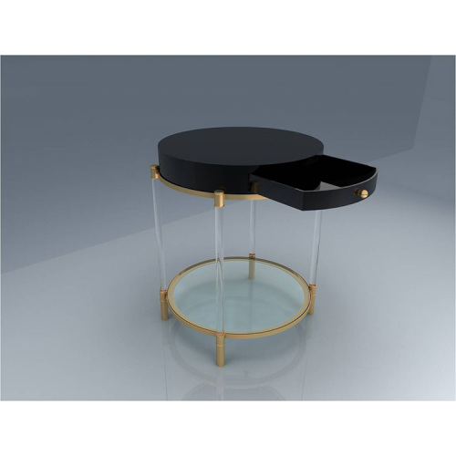 Custom clear acrylic coffee table acrylic side table