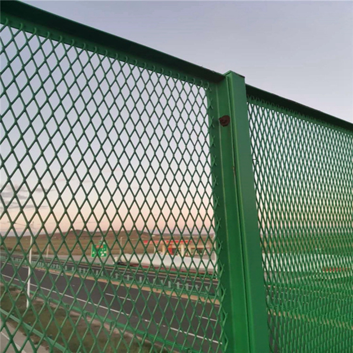 Painel de cerca de metal expandido cerca de segurança de aço galvanizada
