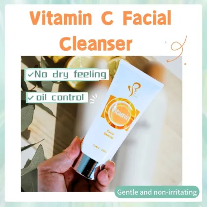 Vitamin C Facial Cleanser for Men and Women - Face Wash & Facial Cleanser
