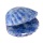 Gemstone Crystal 1.25" Clam Gemstone Ornament (Approx 30-35MM)