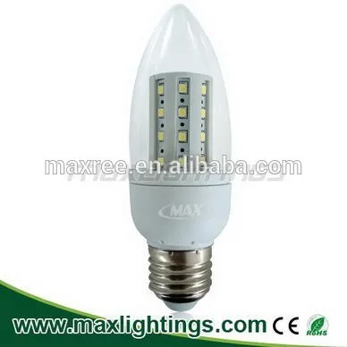 Indoor lighting Glass body 36SMD bulb led corn lamp C40 Dimmable led corn light E27/E26/B22