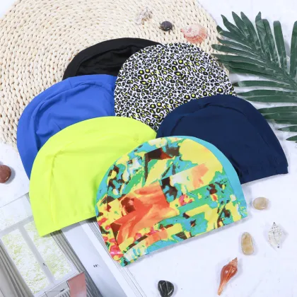 Colorful Adult Swimming Cap - Low Price Waterproof Beach Swimming Cap Wholesale