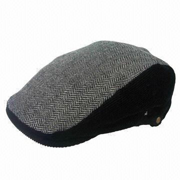Men's Flat Cap, Adult Size, Suitable for Men