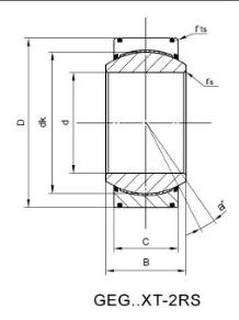 Radial Spherical Plain Bearings GE-XT-2RS Series