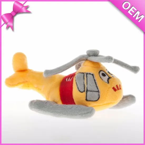 Meet EN71 and ASTM standard ICTI stuffed plush helicopter toys