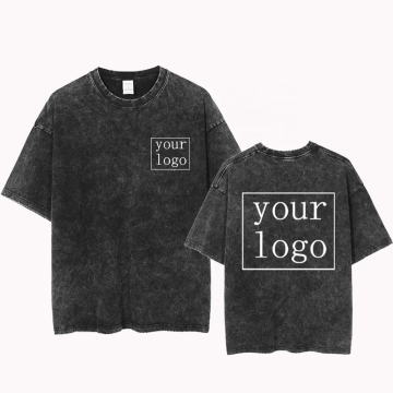 High Quality Men's Oversize Plain Dyed Cotton T-Shirt - 250GSM Custom T-shirt