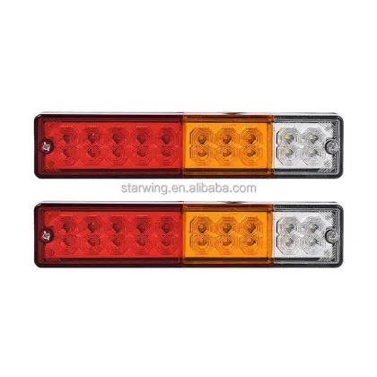 Amber Red Square Trailer Truck LED Tail Light Auto Lighting Systems - Best Sellers
