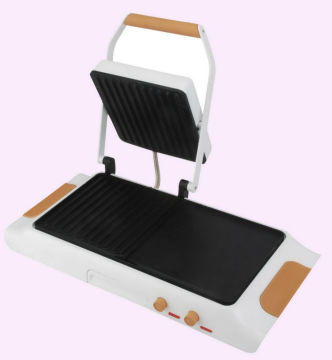 hot selling  Professional Cast Iron Gas/Electric Sandwich Maker Contact Panini Press Grill