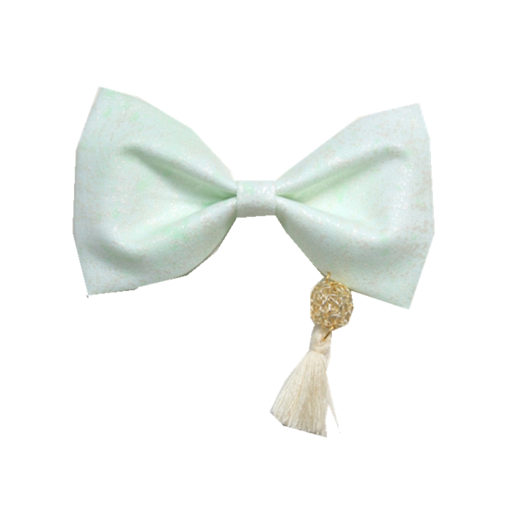 ribbon bow with tassel