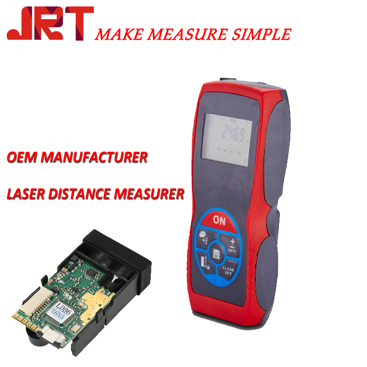 Medidor de distância a laser rápido e portátil