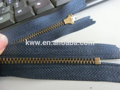 YG jeans zipper close end 4.5# & YG Sliders