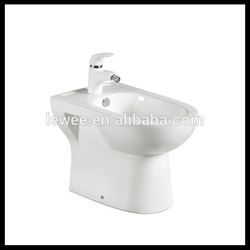 Bathroom ceramic vertical floor mounted white bidet LW-613