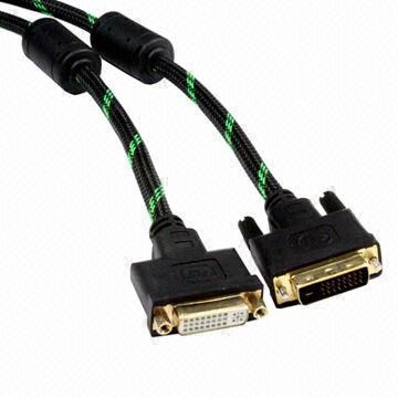 VGA Kabel Montage, Stecker mit Fähren und Manschette