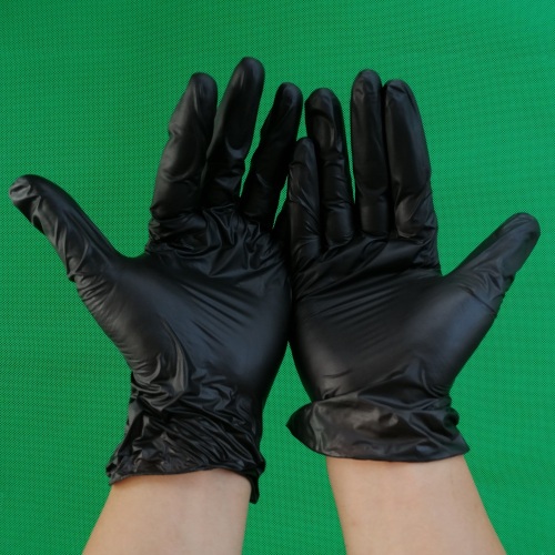 Gants en vinyle pour aliments de qualité industrielle sans poudre