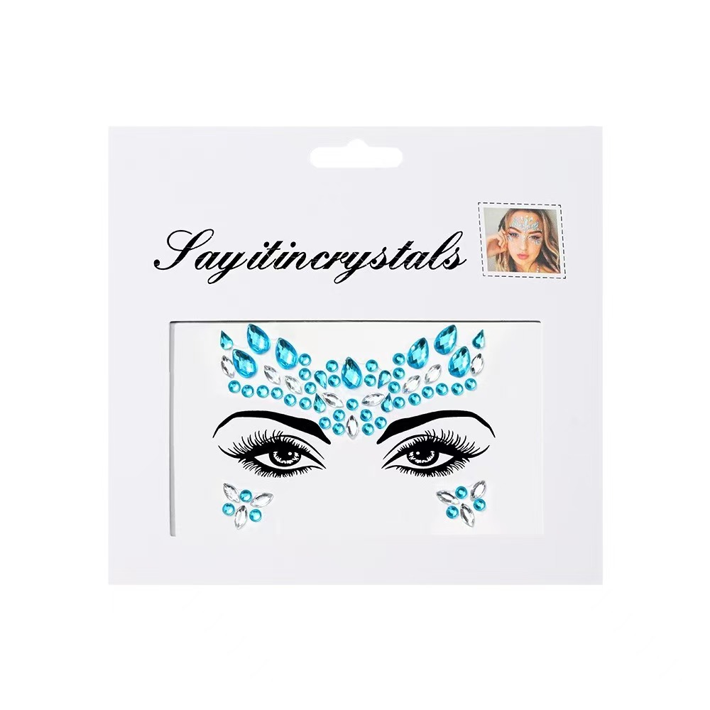 Temporary Face Tattoo Stickers For Forehead & Eye Embellishments, High ...
