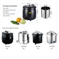 Stainless Steel Industrial Electric Soup Heating Pot