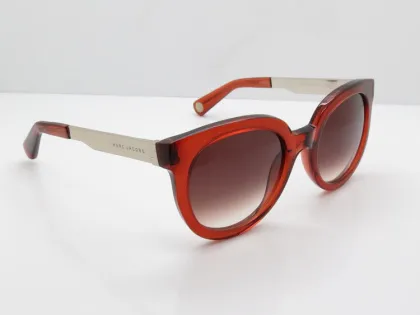 Hugo Boss Brand Name Sun Glasses Black With Blue Frame And Grey Lens
