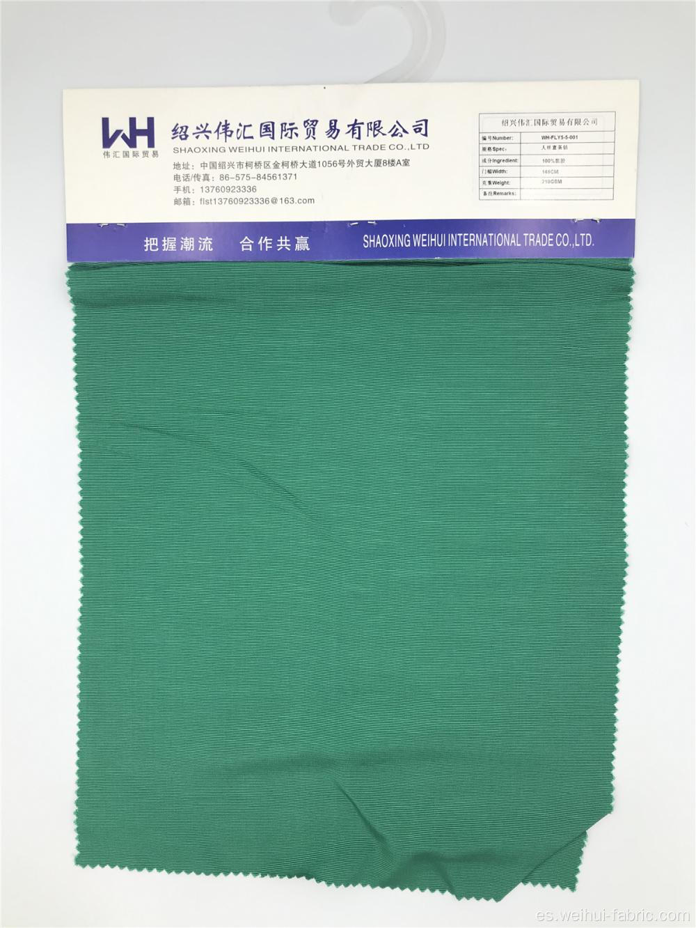 Comercio al por mayor de tejido verde 100% tejidos lisos viscosa