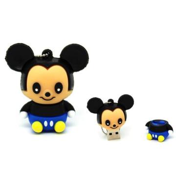 Phim hoạt hình tùy chỉnh PVC Mickey Chuột USB ổ đĩa flash