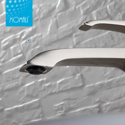 2016 Hot Sale Online Shopping Nickel Brushed Basin Faucet Counter Top Wash Basin Faucet