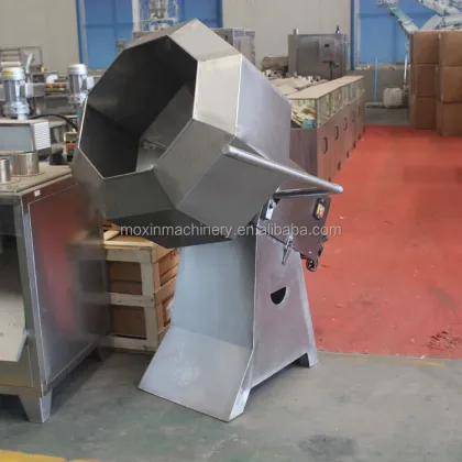MOXIN Drum Snack Flavoring Machine for Potato Chips and Peanuts