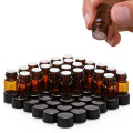 Botella de aceite esencial de vidrio de 10 ml Botella de aromaterapia