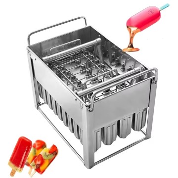 Komercyjna cena fabryczna 40PCS Lodowe naklejka ze stali nierdzewnej formy Popsicle