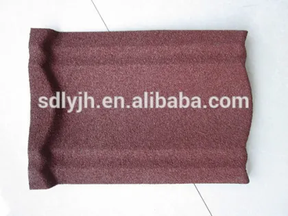 colorful stone coated metal clay roof tiles sunlight/fuda/jinhu