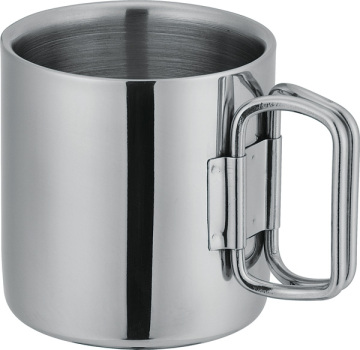 Double Walled Stainless Steel Camping Mug
