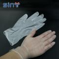 Gants en PVC jetables clairs