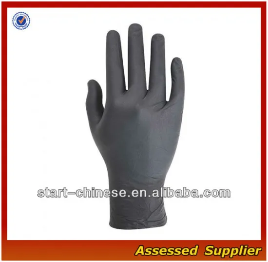 LWX127 Powder-Free 9 1/2" Disposable Nitrile Gloves/isposable nitrile examination gloves/blue nitrile disposable gloves