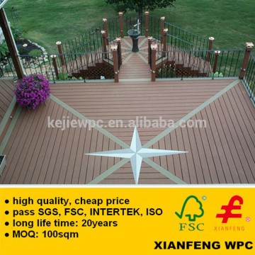 Cheap Price WPC Flooring Easy Install Wood Plastic Composite Decking